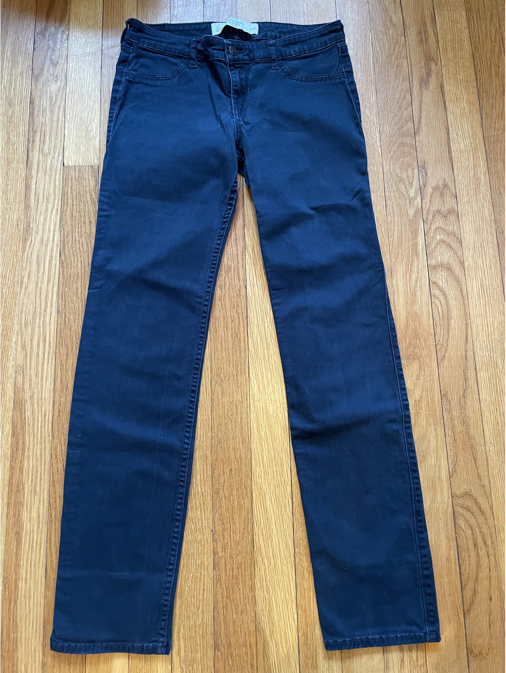 Abercrombie & Fitch Navy Blue Straight Leg Pants Women's 27